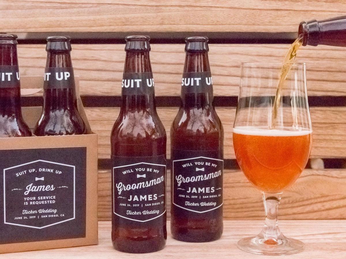 Label - Personalised Beers - Bridal Bazaar