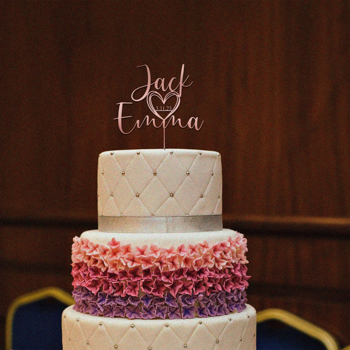 Cake Topper - Acrylic - Bridal Bazaar