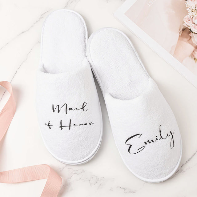 Bridal Slippers - Closed Toe