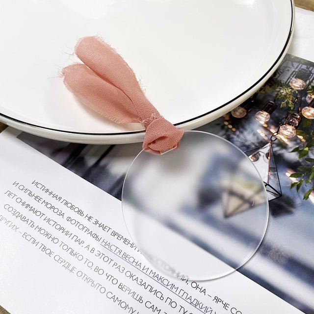Guest Names - Frosted Ribbon - Bridal Bazaar