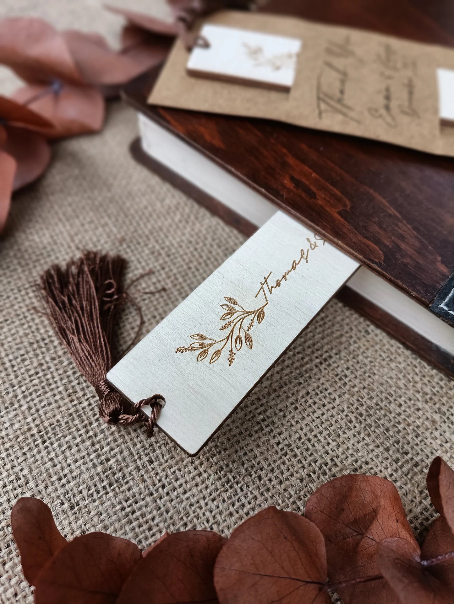 Guest Favours - Bookmarks Wooden