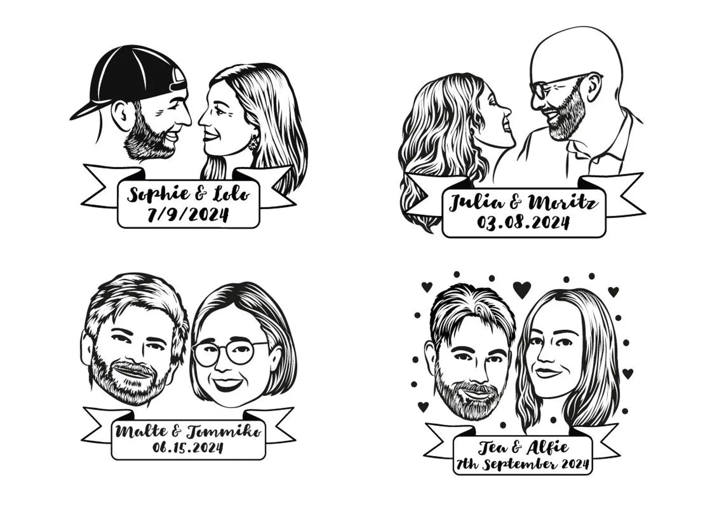 Guest Favours - Tattoo Couple
