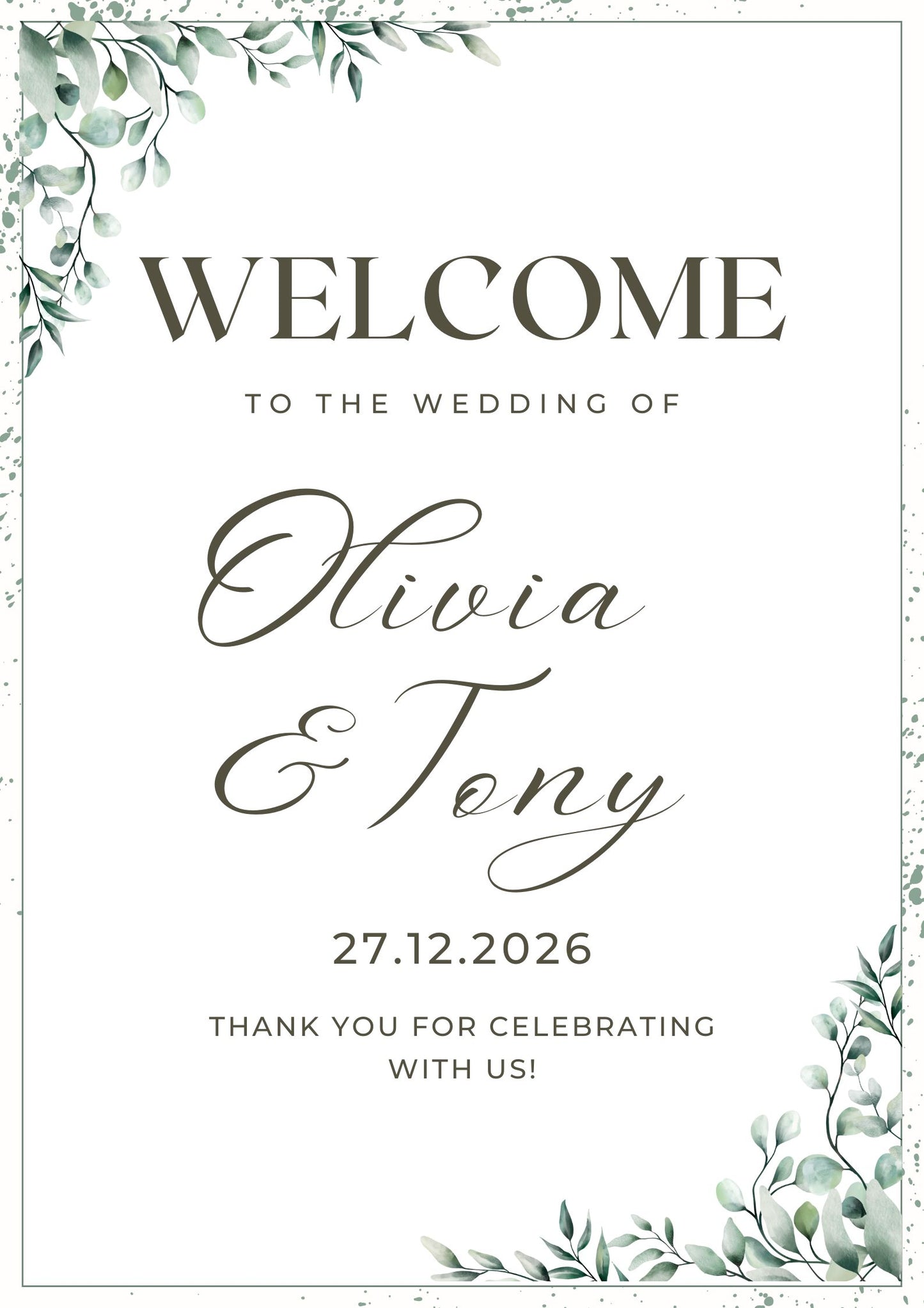 Digital Download - Welcome Names