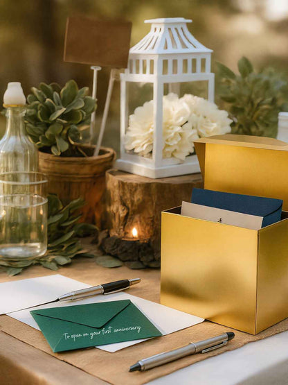 Letters To the Couple Time Capsule | Meaningful GuestBook - Bridal Bazaar