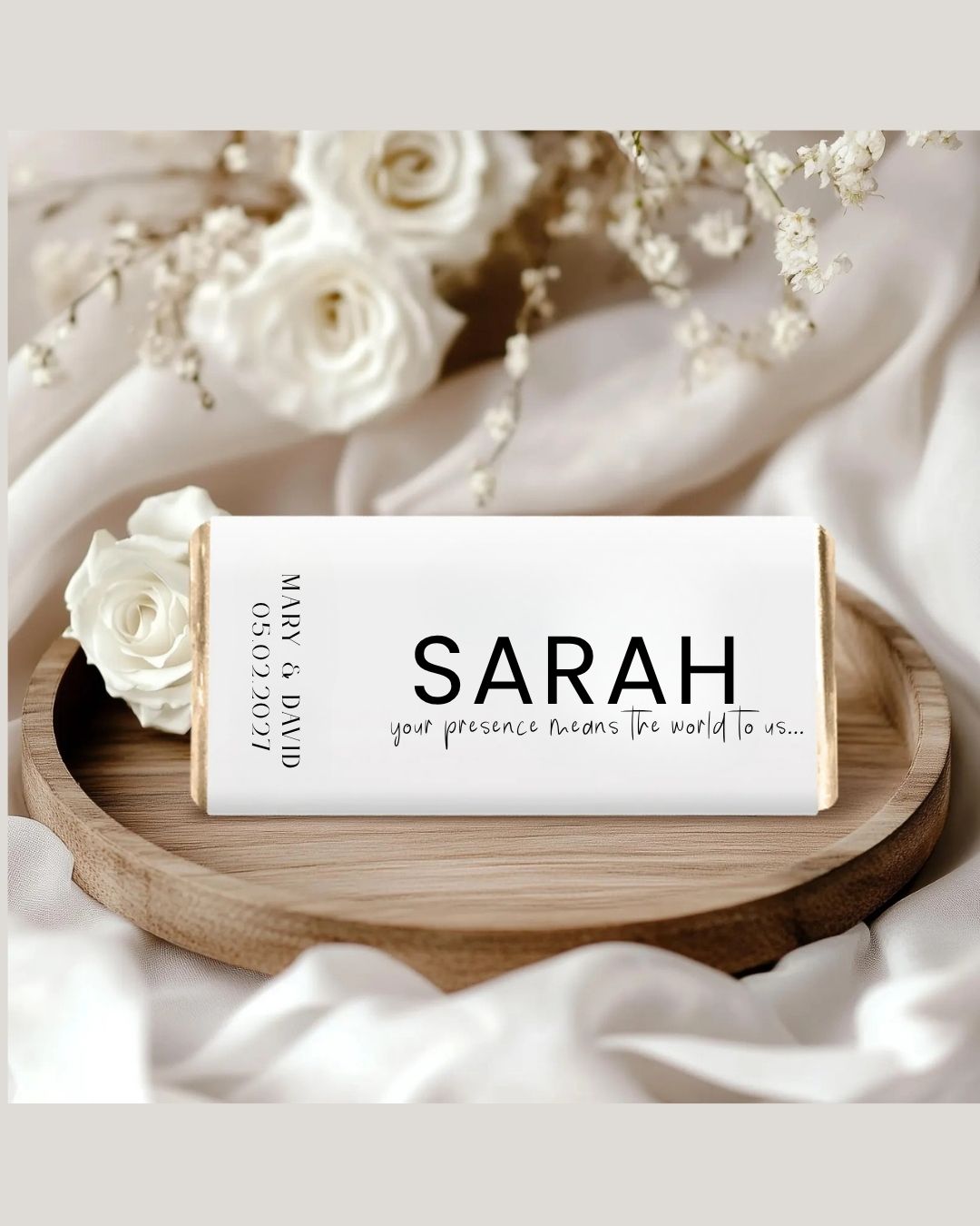 Guest Names - Chocolate Bars Personalised