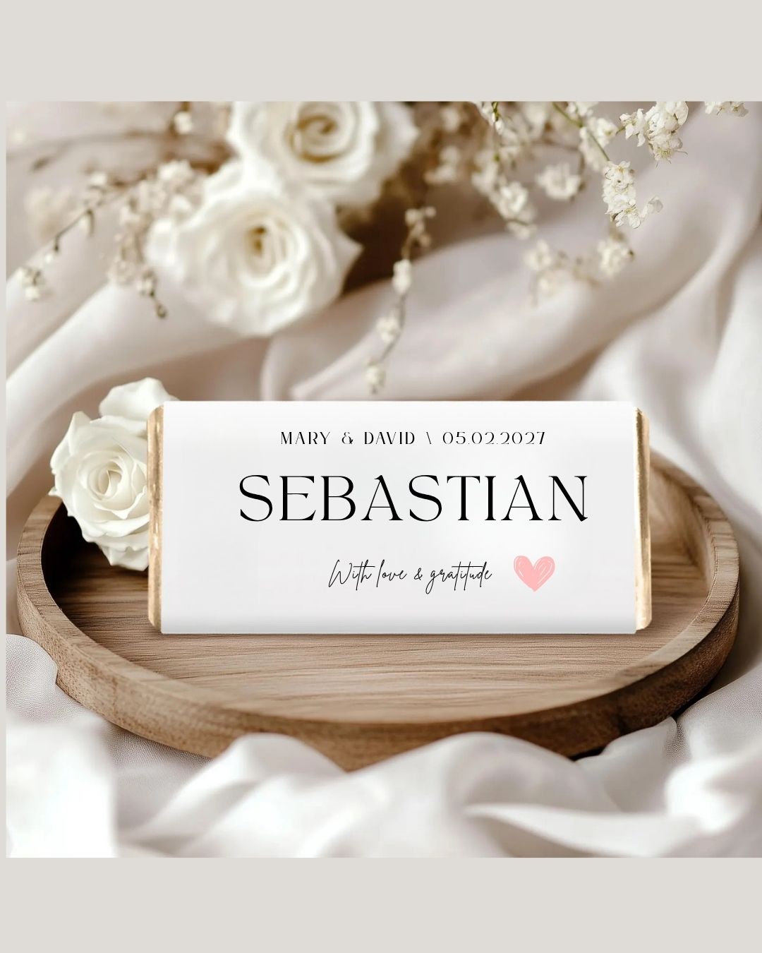 Guest Names - Chocolate Bars Personalised