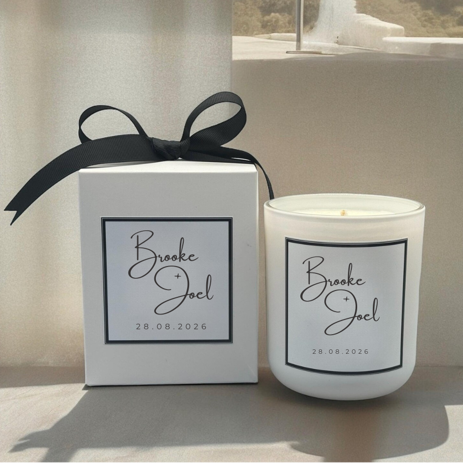 Candle Box & Ribbon Personalised