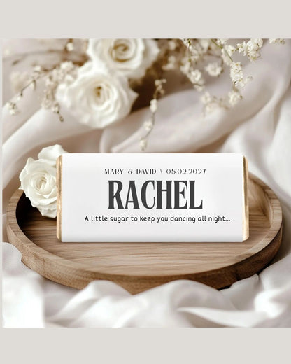 Guest Names - Chocolate Bars Personalised