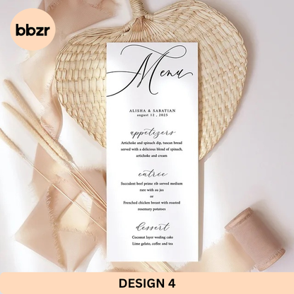 Menu Cards - Cardboard