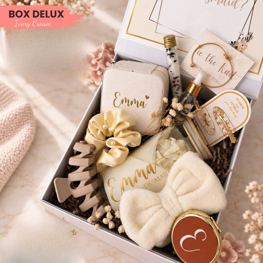 Personalised Bridesmaid Gift Box – Bridal Party Proposal & Gift - Bridal Bazaar