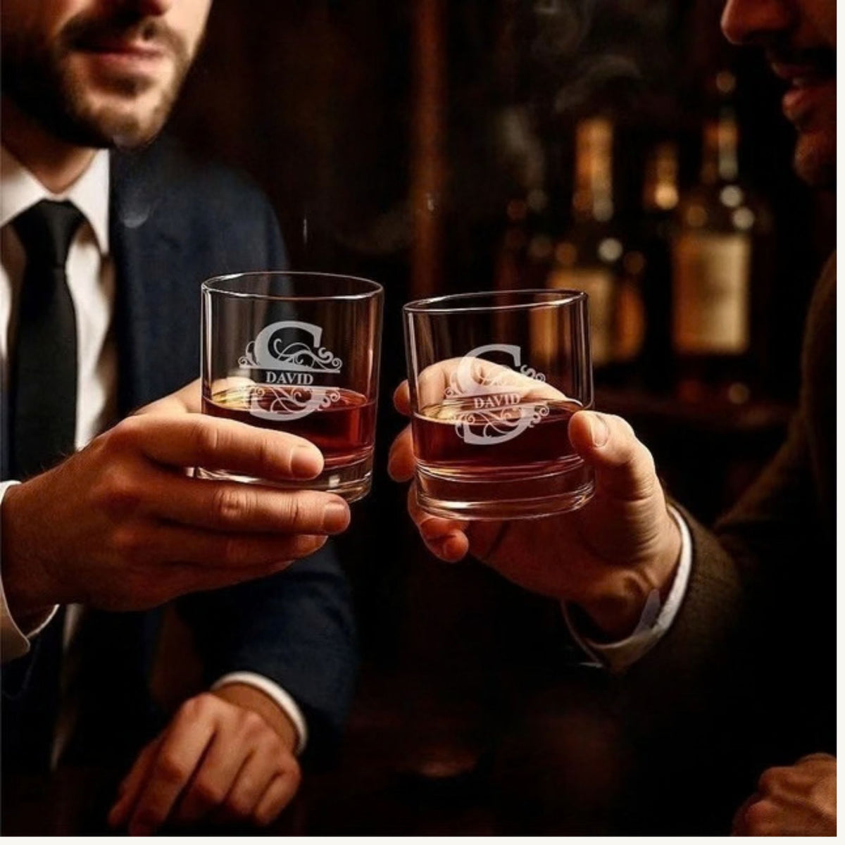 Personalised Whisky Glasses — Groomsmen Gift - Bridal Bazaar
