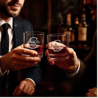 Personalised Whisky Glasses — Groomsmen Gift - Bridal Bazaar