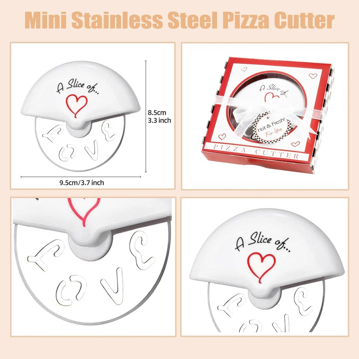 Guest Favours - Love Pizza Cutter