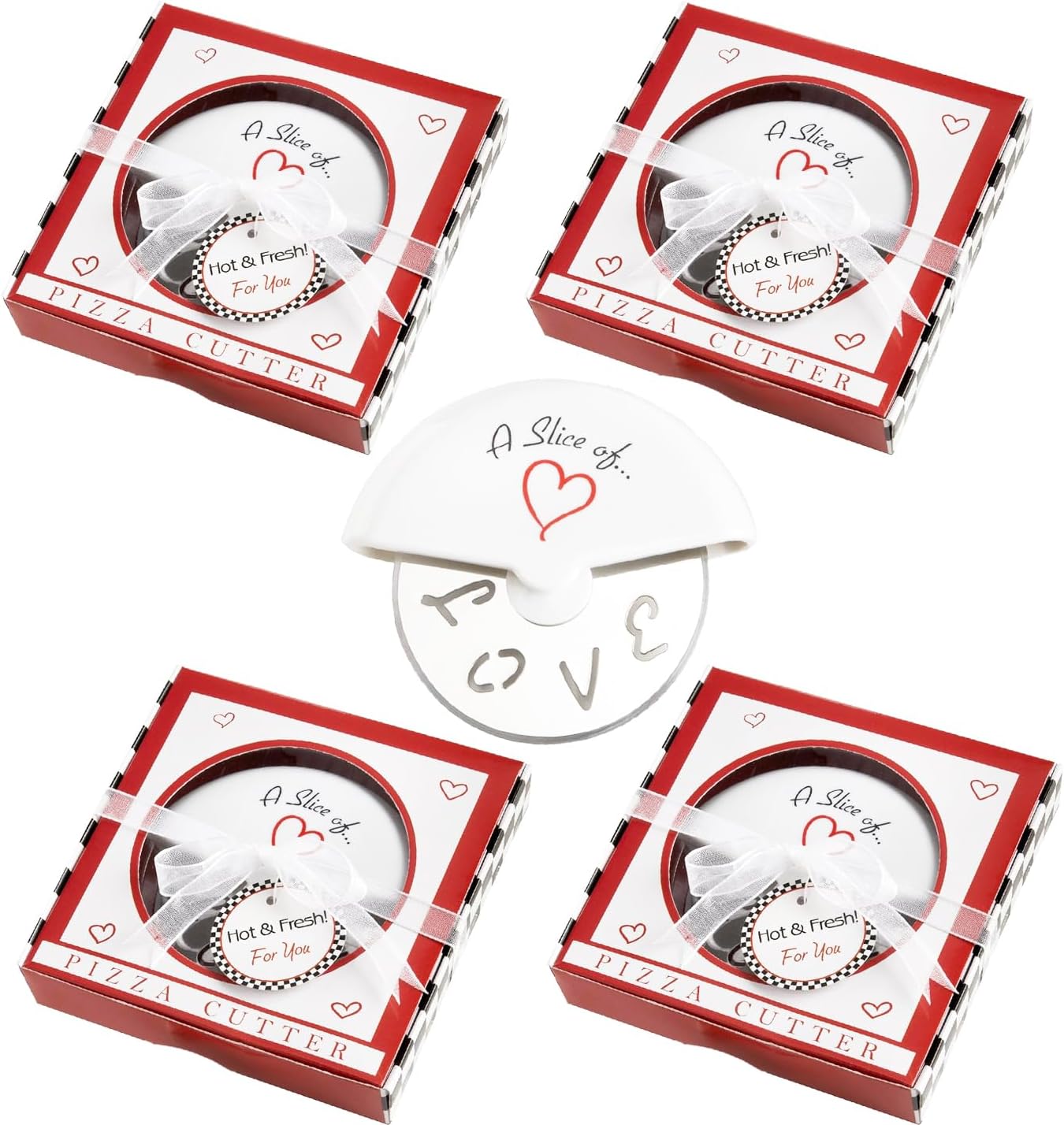 Guest Favours - Love Pizza Cutter