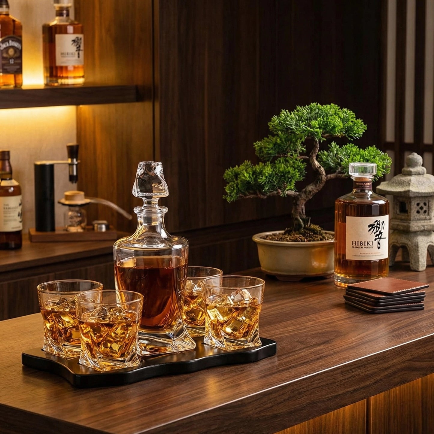 Whisky - Decanter Set Spiral