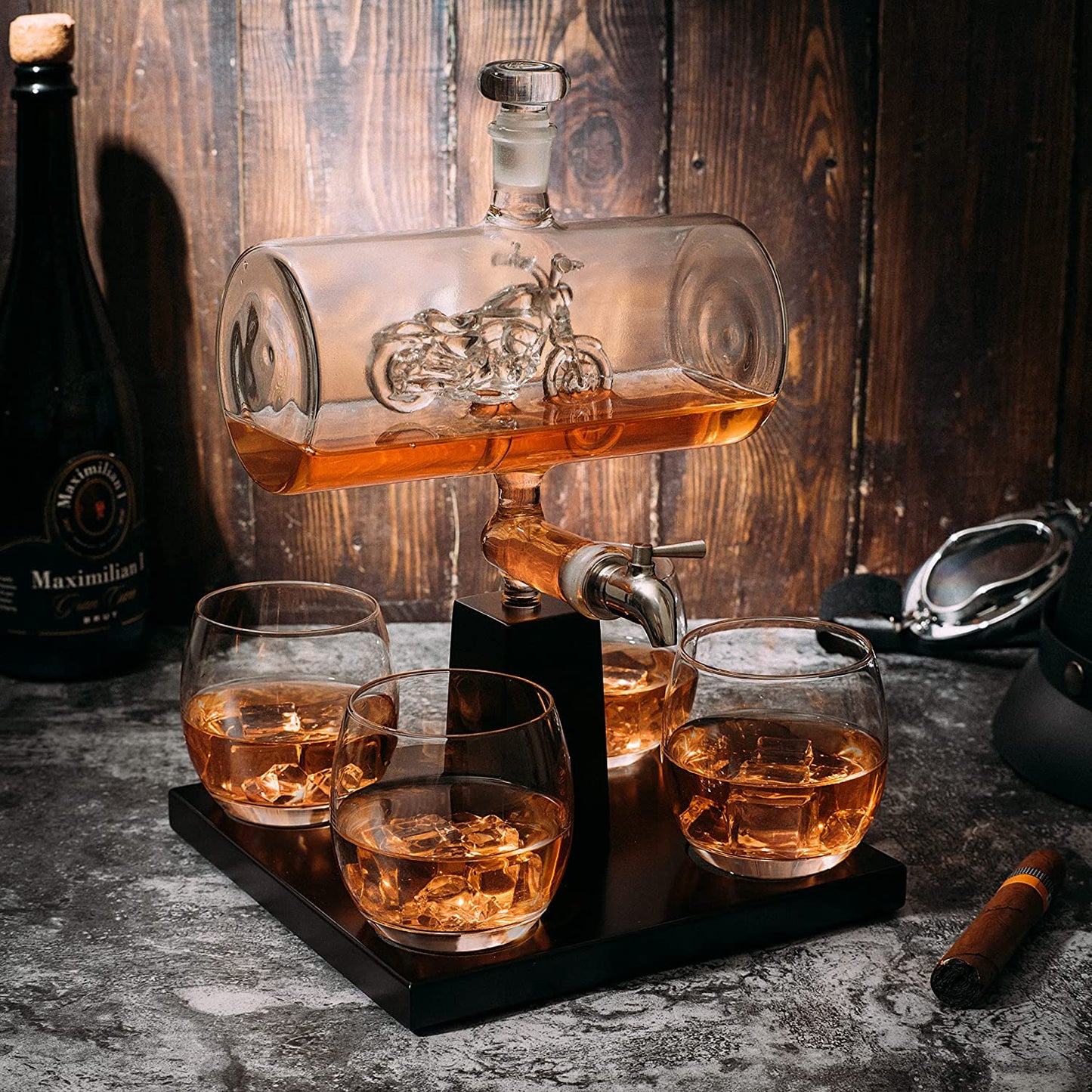 Whisky Decanter - Motorcycle