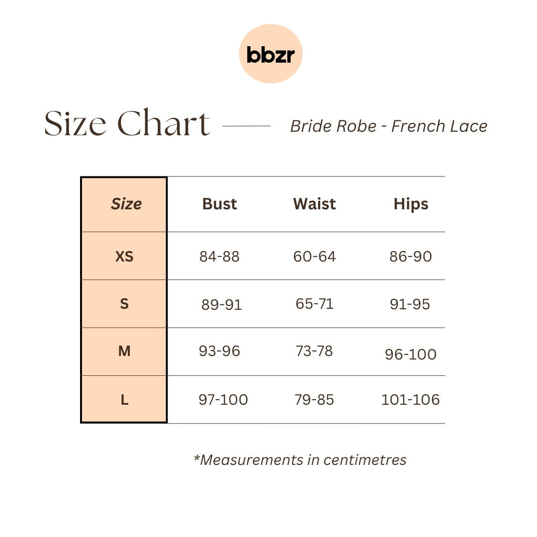 Bride Robe - French Lace