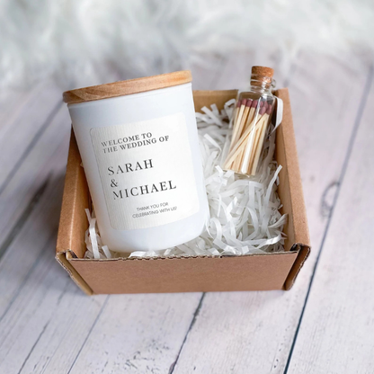 Candle Customised w Gift Box