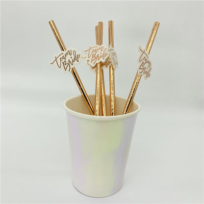 Straws Novelty - Team Bride 10pcs