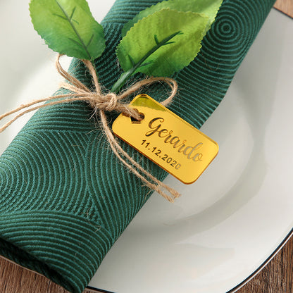 Guest Names - Wood