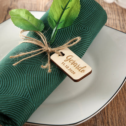 Guest Names - Wood