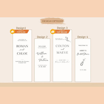 Welcome Sign - Linen Fabric