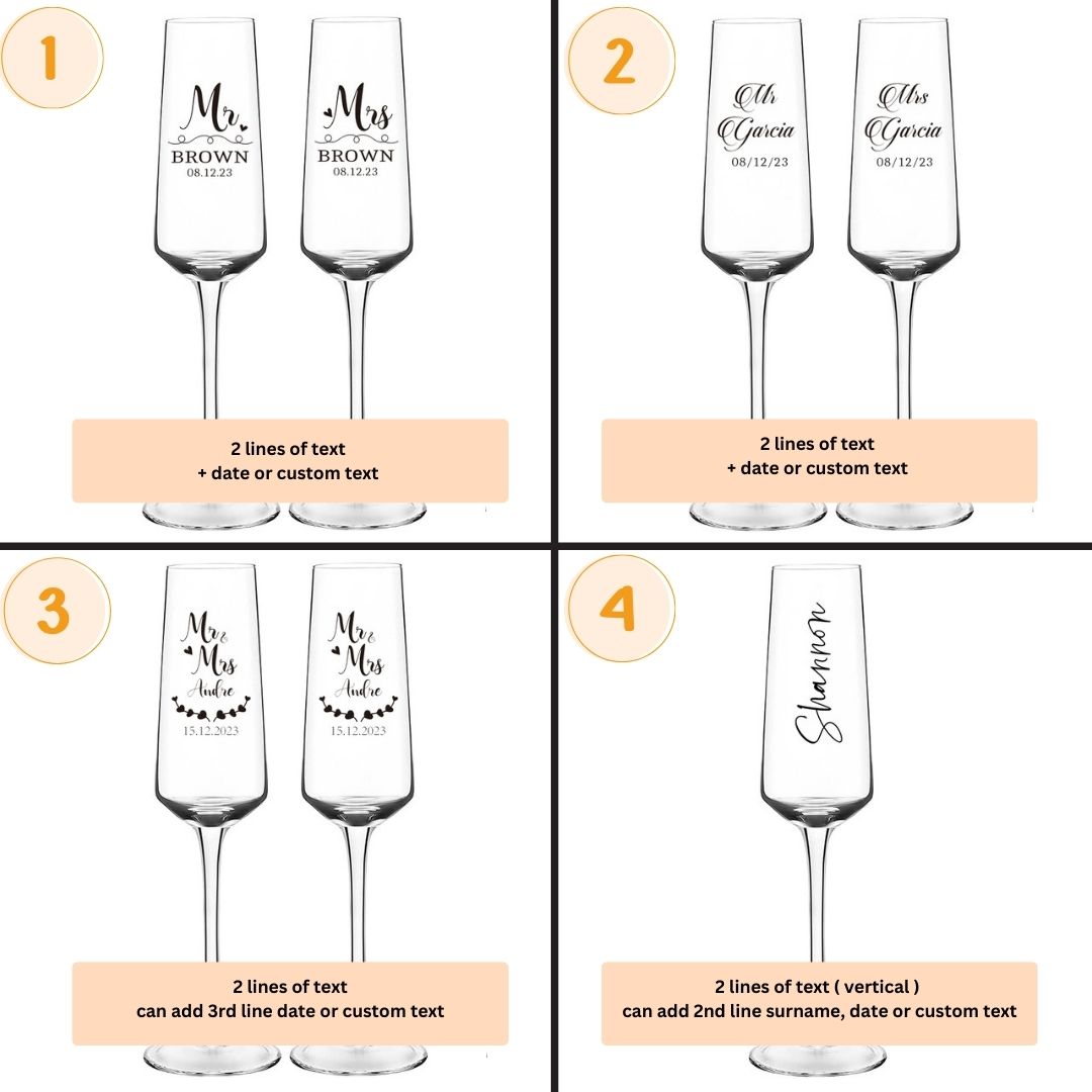Champagne Flutes - Glassware