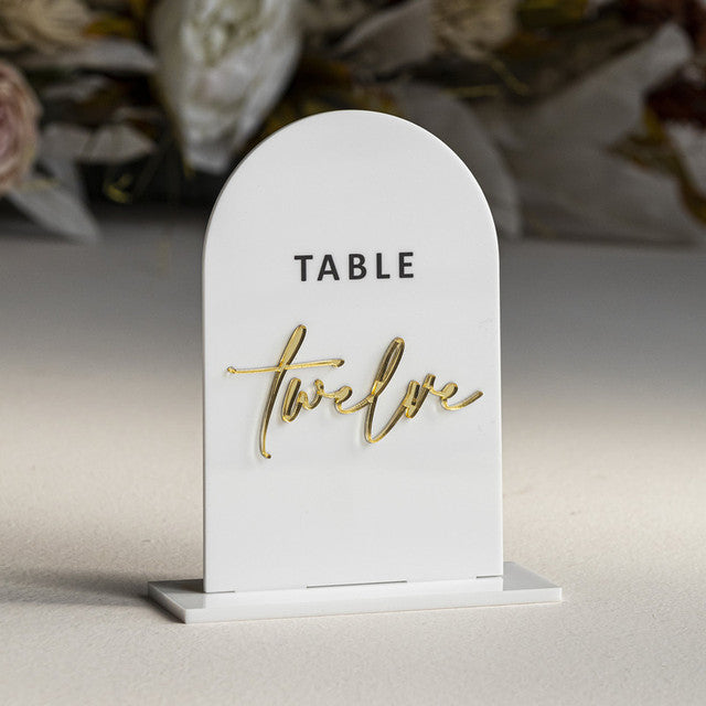 Table Numbers - Acrylic