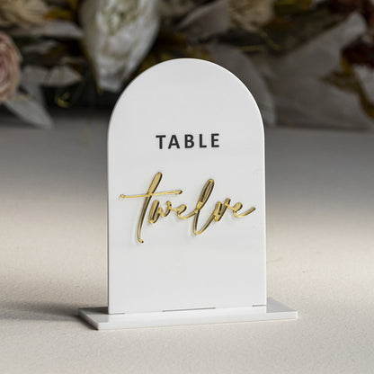 Table Numbers - Acrylic