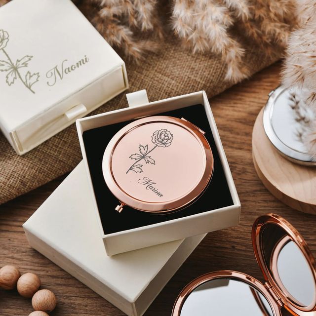 Bridesmaids Gifts - Mirror & Box
