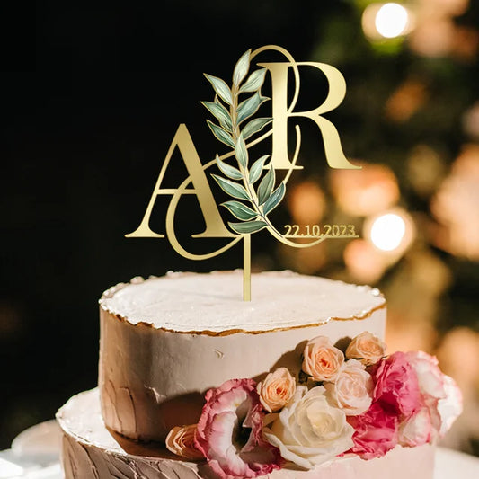 Cake Topper - Initials