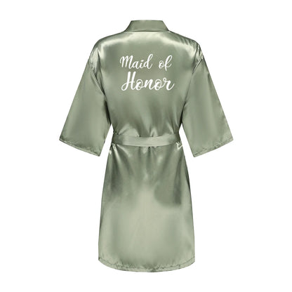Bridal Robes - Traditional Silk