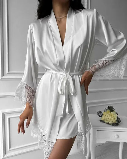 Bride Robe - French Lace