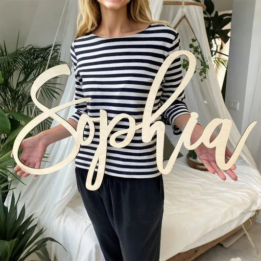 Carved Names 3D - Wedding Table