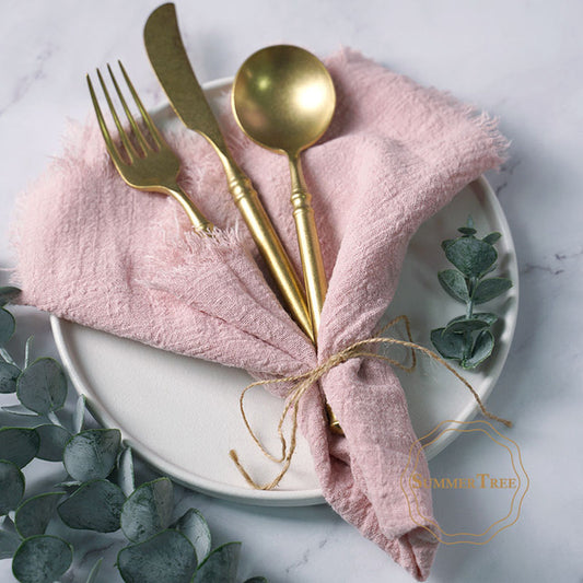 Table Gauze Napkin Cloths - Decor