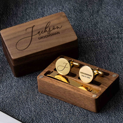 Cufflinks & Tie Clip Pack
