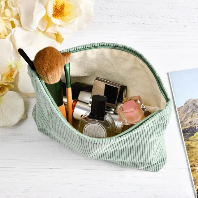 Bridesmaids Gifts - Corduroy Makeup Bag