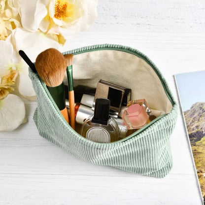 Bridesmaids Gifts - Corduroy Makeup Bag