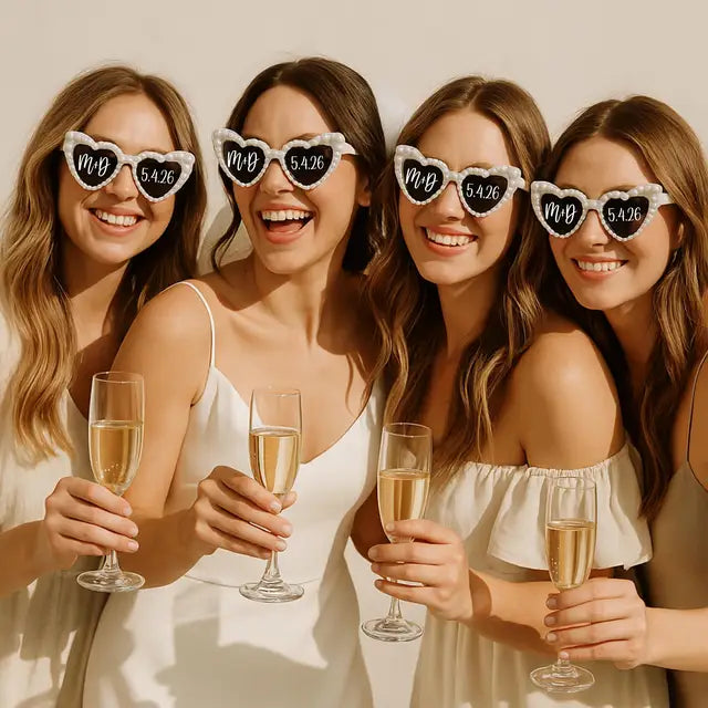 Personalised Heart Sunglasses – Print on Glass