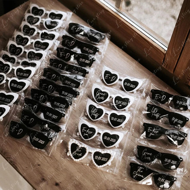 Personalised Heart Sunglasses – Print on Glass