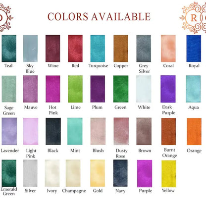 Bridal Satin Ruffle Robes - With Names