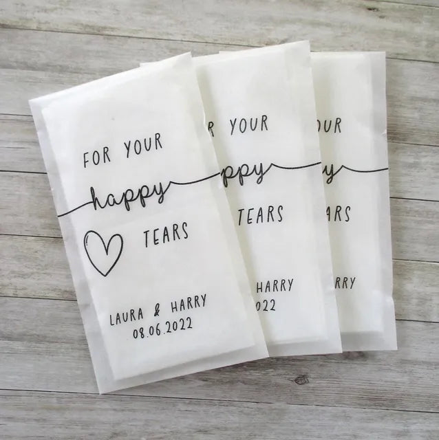 Tissue Packs - Personalised - Bridal Bazaar