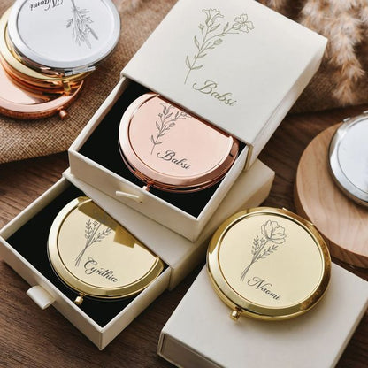 Bridesmaids Gifts - Mirror & Box