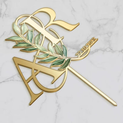 Cake Topper - Initials