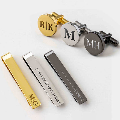 Cufflinks & Tie Clip Pack