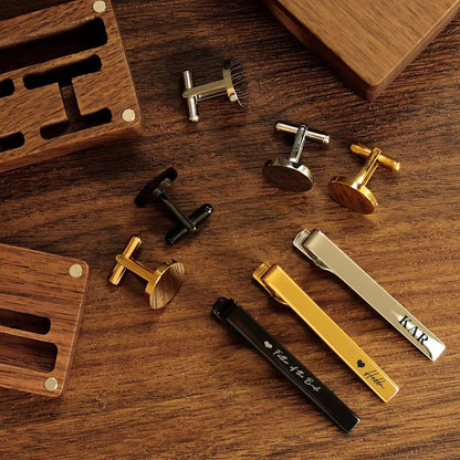 Cufflinks & Tie Clip Pack