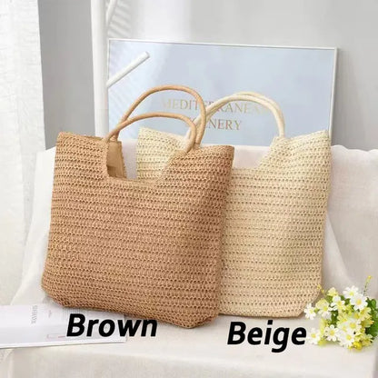 Bridesmaids Gifts - Personalised Straw Tote Bag