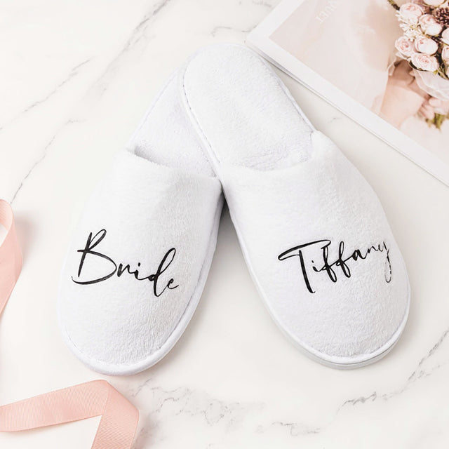 Bridal Slippers - Closed Toe