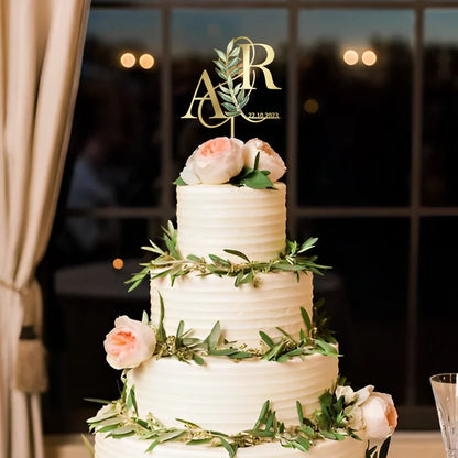 Cake Topper - Initials