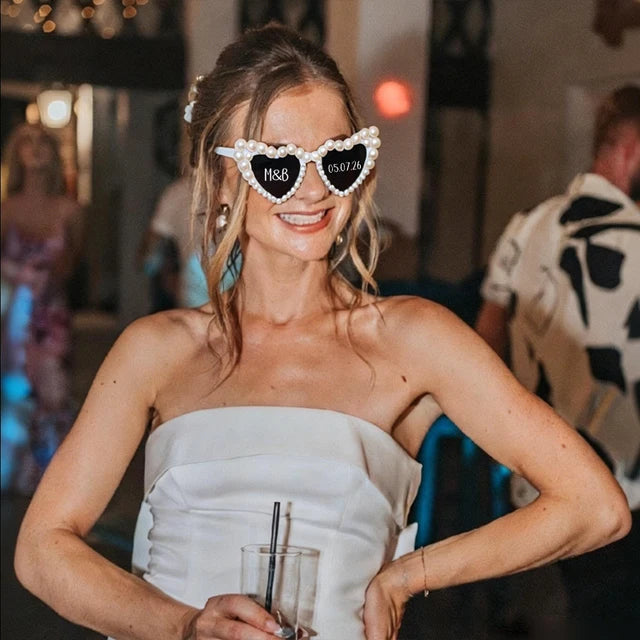 Personalised Heart Sunglasses – Print on Glass